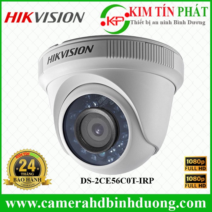 Camera HDTVI HIKVISION DS-2CE56C0T-IRP