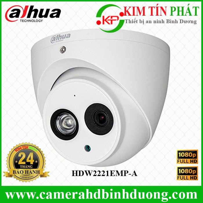 Camera HDCVI chống ngược sáng 2MP Dahua DH-HAC-HDW2221EMP-A